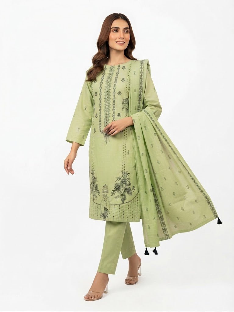Alkaram 3-Piece Embroidered | Lawn