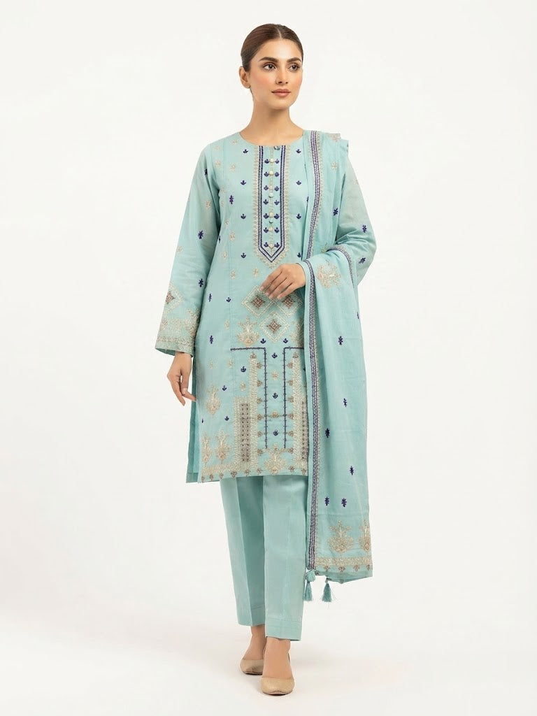 Alkaram 3-Piece Embroidered | Lawn