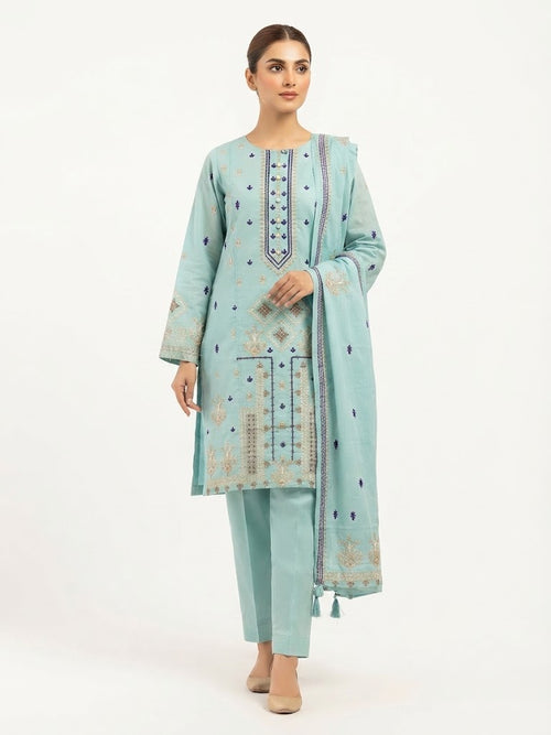 Alkaram 3-Piece Embroidered | Lawn