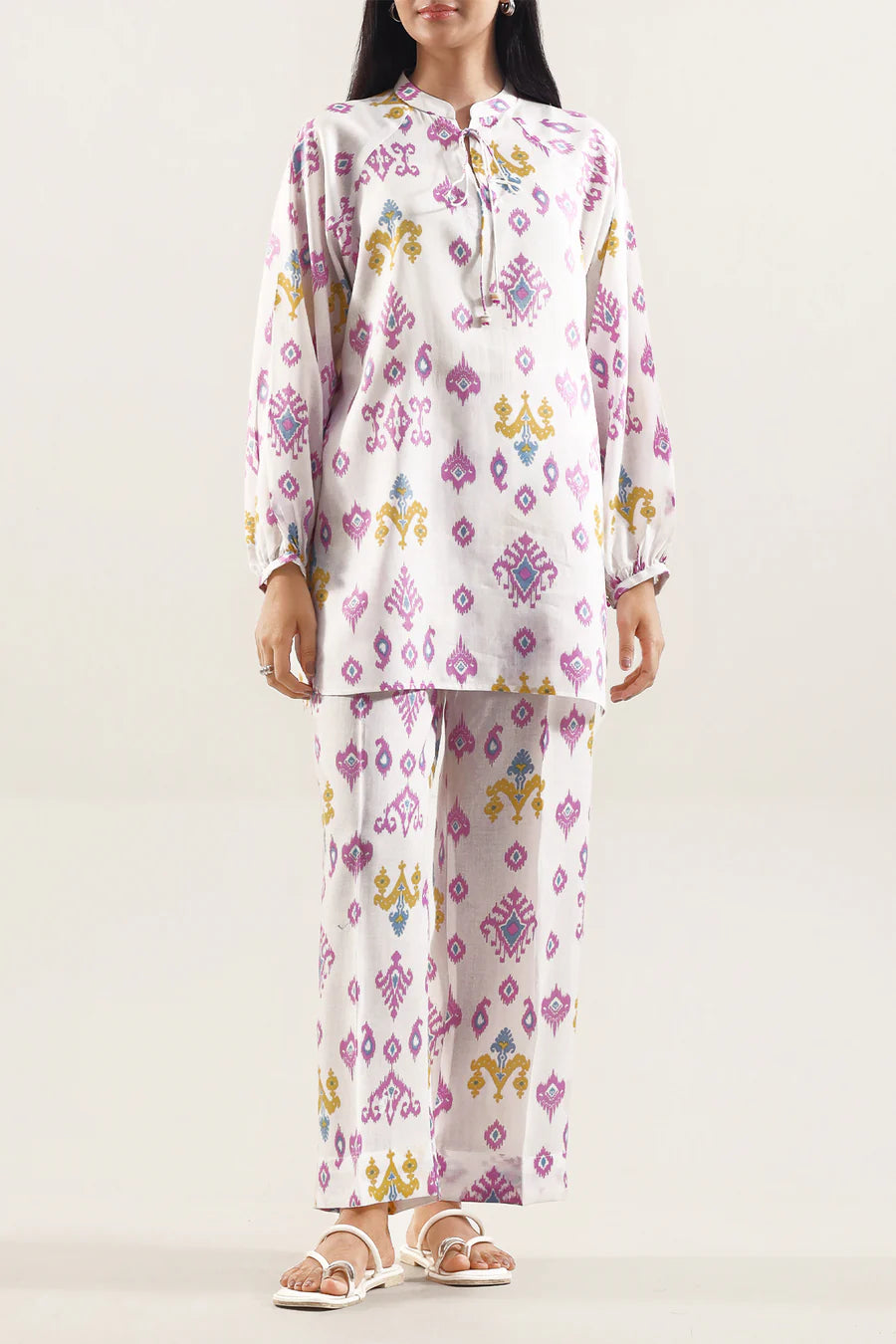 Saya | Printed Lawn Stitched 2 Piece (Shirt/Trouser)